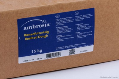 Ambrosia Bienenfutterteig 15 kg Karton