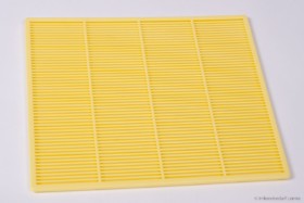 gelb für Flachboden u.Hochboden Bodenschieber Segeberger Beute 315 x 435 mm 
