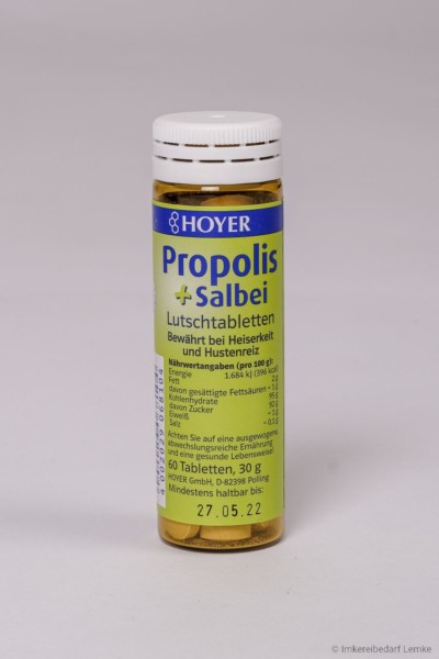 Propolis + Salbei Lutschtabletten,